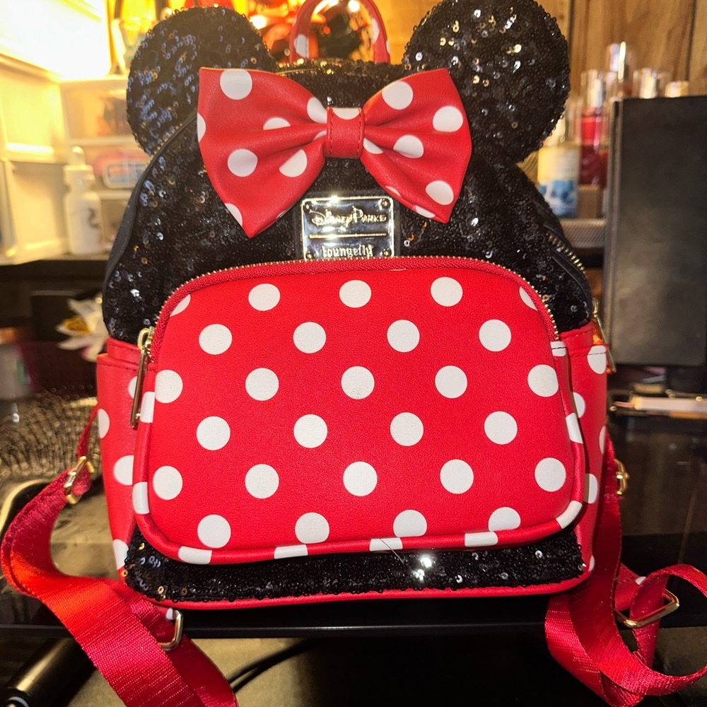 Mickey Mouse LoungeFly Backpackk